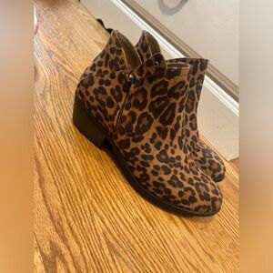 Leopard Booties
